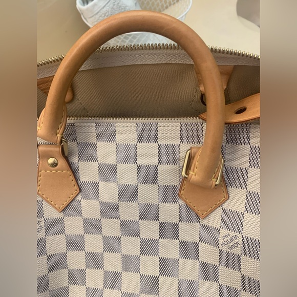 Speedy 30 Damier Azur Louis Vuitton - Picture 9 of 14